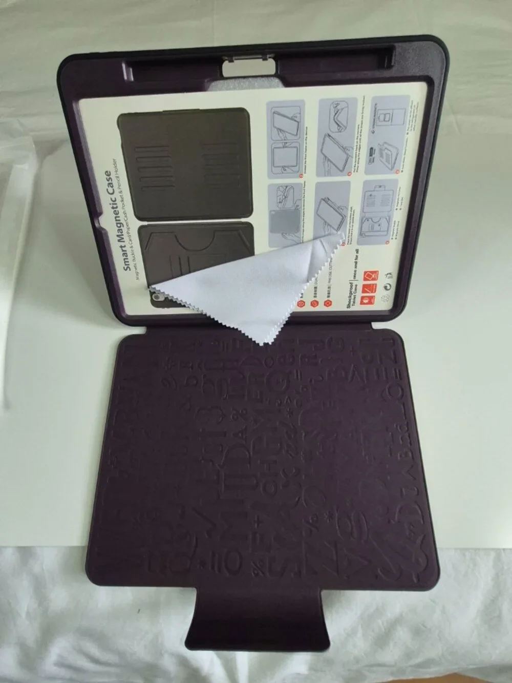 Kaijiabox Case Ipad Pro 11-inch Magnetic Multi-Angle Stand, Purple, NWT